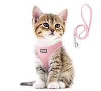 Fida Comfortable Dog Harness with Leash, Soft Escape Proof Puppy Vest, Breathable Lightweight Soft Mesh Adjustable Reflective Harness for Cats and Extra Small Pets (XS, )