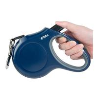 Fida Retractable Dog Lead, 5m Extendable Dog Lead for Large Dog Up to 50KG with Anti-Chew Wire | 360° Tangle Free | Strong Nylon Tape | Reflective Stitching