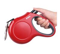 Fida Retractable Dog Lead, 5m Extendable Dog Lead for Large Dog Up to 50KG with Anti-Chew Wire | 360° Tangle Free | Strong Nylon Tape | Reflective Stitching