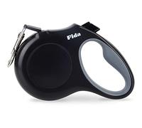 Fida Retractable Dog Lead, 5m Extendable Dog Lead for Small Dog Up to 12KG with Anti-Chew Wire | 360° Tangle Free | Strong Nylon Tape | Reflective Stitching