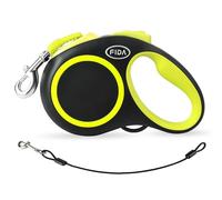Fida Retractable Dog Lead, 5M Reflective Dog Lead for Large Dogs Up to 50kg