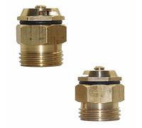 FIDALIKA 25pcs Brass Nebulizer 180 Degree Refraction Nozzle, For Agricultural Irrigation Irrigated Plant 90 Degrees Sprayer Nozzles