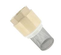 FIDALIKA Brass Check Valve With Filter, For Pump 1/2 3/4 1 1-1/4 1-1/2 2 2-1/2 3 Inch Suction Foot Valve Strainer No Return 1pcs (Size : DN40)