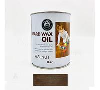 Fiddes Hard Wax Oil Tints - Clear Satin, for Floors, Doors & Furniture (Walnut) 1L