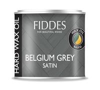 Fiddes Satin Finish Hard Wax Oil 45ml Tester Pot, Belgium Grey