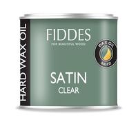 Fiddes Satin Finish Hard Wax Oil 45ml Tester Pot, Clear