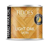 Fiddes Satin Finish Hard Wax Oil 45ml Tester Pot, Light Oak