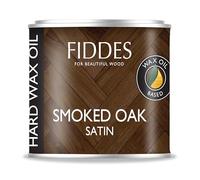 Fiddes Satin Finish Hard Wax Oil 45ml Tester Pot, Smoked Oak