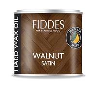 Fiddes Satin Finish Hard Wax Oil 45ml Tester Pot, Walnut