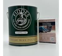 Fiddes Stripped Pine Wax - 5 Litre + Free Priory Polishes Lint Free Cloth