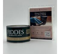 Fiddes Supreme Forest Brown Wax - 400ml + Free Priory Polishes© Lint Free Cloth