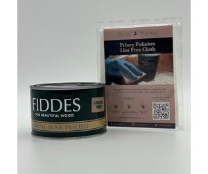Fiddes Supreme Liming Wax - 400ml + Free Priory Polishes© Lint Free Cloth
