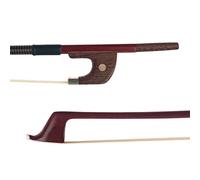 Fiddle Bow 3/4 4/4 Double Bass Brazilwood Bow White Horsehair Bow Student Bow Beginner Use (Color : 3 4)