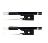 Fiddle Bow Carbon Fiber Violin Bow Graphite Black Fiddle Bow For Acoustic Electric Fiddle Orchestra Violinist (Color : 2PCS 3-4 VB)