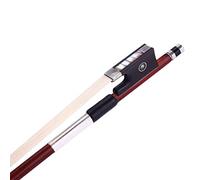 Fiddle Bow The Violin Bow Is Made Of Brazilian Hematoxylin And Natural Ponytail. (Color : 3/4)