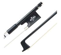 Fiddle Bow Violin Bow Carbon Ebony Frog White Copper Full Plate Lined For Professional Orchestra Players