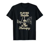 Fiddle Frenzy: Bluegrass Violin Enthusiast T-Shirt