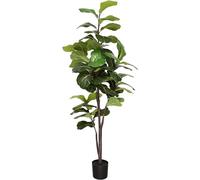 Fiddle Leaf Fig Tree Artificial: Ficus Tree Artificial Ficus Lyrata Plant with Pot - Faux Fiddle Leaf Fig Tree 6ft - Faux Plant Indoor Tall for House Living Room Office Home Decor