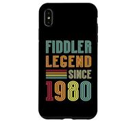 Fiddle Legend 1980 45 Years Musician 45th Birthday Fiddler Case for iPhone XS Max