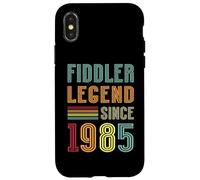 Fiddle Legend 1985 40 Years Musician 40th Birthday Fiddler Case for iPhone X/XS