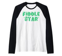 Fiddle Star Irish Music Nicknames for Men Women and Kids Raglan Baseball Tee