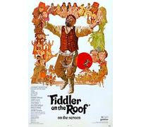 "FIDDLER ON THE ROOF" - Topol - Classic Musical Movie Poster - Poster Size : Super A2