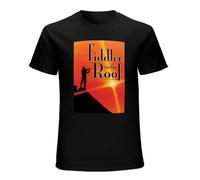 Fiddler ON The ROOF Unisex T-Shirts Graphic Print Mens Black Tee Shirt 3XL