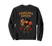 Fiddlers Green Sailor Style Nautical Art Pirate Old Salt Sweatshirt