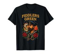 Fiddlers Green Sailor Style Nautical Art Pirate Old Salt T-Shirt