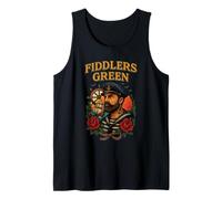 Fiddlers Green Sailor Style Nautical Art Pirate Old Salt Tank Top