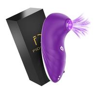 FIDECH Sucking Vibrator Sex Toys for Woman with 7 Vibration Modes, Silicone Vibraters4 Women Toy Deep Clitoral Suction Stimulation, Quiet and Small Adult Sex Toy for Women Couple Pleasure（Purple）