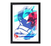 Fidel Castro (2) V2 Framed Print | A2 Black Framed Wall Art | Ready to Hang | Modern Nature Picture | Living Room Bedroom Lounge Office