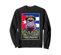 Fidel Hippo Cuban Revolutionary Hipopótamo Sweatshirt