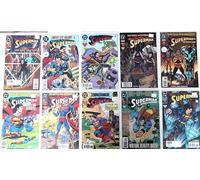 Fidelium Party Favors Superman Comic Book 10-Issue DC Gift Set - 10 Different Superman-Only Issues | Collector’s Bundle Featuring The Man of Steel | Great Gift for DC Fans & Comic Enthusiasts