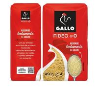 Fideo No. 0 Extra-Thin Pasta, 450g, Pack of 6, Traditional Spanish Soup Noodles, Durum Wheat, 2.7kg Total