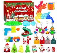 Fidget Advent Calendar 2025, 24 Days Christmas Countdown Calendar Fidget Pack Box with Sensory Fidget toys for kids Boys Girls Aged 3 Years and Up Christmas Gifts