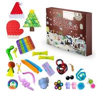 Fidget Advent Calendar 2025 | 24 Days of Christmas Countdown with Holiday-Themed Fidget Toys | Stress Relief Sensory Gifts for Kids & Adults | Limited Edition | CE MARK