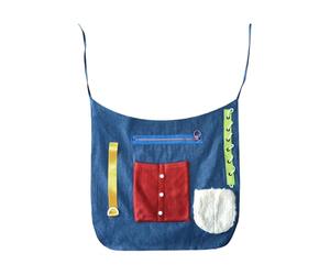 Fidget Apron For Elderly - Sensory Activity Blanket, Dementia Toys, Nursing Home | Memory Support For Adults With Relaxation Daily Engagement