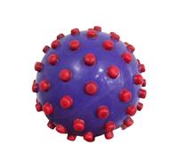 Fidget Ball - 7x7cm Abrasion Resistant Synthetic Rubber Azure, Handheld Interaction Structure, Spherical Compression Geometry, Reliable Lightweight Portable Frame | Sensory Development Equipment For F