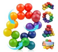 Fidget Ball, Sensory Fidget Toys For Kids, Rainbow Variable Fidget Toy, Traveling Quiet Toys, For Toddlers 3-12 Girls, Boys Diy Autism Desk Toys, Adhd Toys