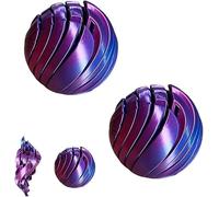 Fidget Balls, 3D Printed Slime Gear Balls Spin Ball Cube Fidget Toys, Sphere, Ball Fidgets Toy, StressBall, Sphere Desk Toy, Anxiety Relieving Desk Toys Gifts, Stress Relief Spheres (2pcs)