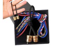 Fidget Beads for Adults - Pure Copper Finger Yo-Yo with Adjustable Rustproof Strings | Portable Stress Relief Toy for Adults and Teens | For, Concentration, and Hand Relaxation