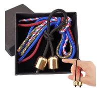 Fidget Beads for Adults - Pure Copper Finger Yo-Yo with Adjustable Rustproof Strings | Portable Stress Relief Toy for Adults and Teens | For, Concentration, and Hand Relaxation