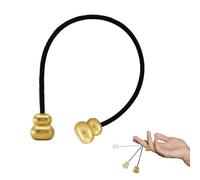 Fidget Beads, Metal Fidget Toy EDC Anxiety Relief Toy for Men Women Teens Skill Players Stress Relief Toys (B-Gold)