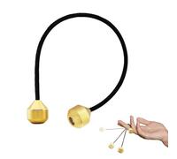 Fidget Beads, Metal Fidget Toy EDC Anxiety Relief Toy for Men Women Teens Skill Players Stress Relief Toys (A-Gold)