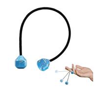 Fidget Beads, Metal Fidget Toy EDC Anxiety Relief Toy for Men Women Teens Skill Players Stress Relief Toys (A-Blue&White)