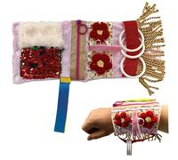 Fidget Blanket for Adults with Dementia 2 in 1 Design Sensory Blanket Calming & Comforting Sensory Toys Adults for Alzheimer's,Dementia, Asperger's,Anxiety