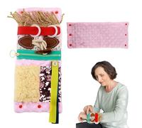 Fidget Blanket for Adults with Dementia,Dementia Fidget Toys for Alzheimers PatientsElderly Adults,Fidget Wrist Cuff Sensory Toy,Activity Kits for Dementia Patients,Dementia Gifts.