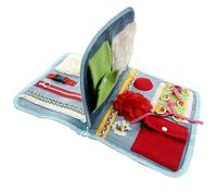 Fidget Blanket for Adults with Dementia Multi-Functional Sensory Blanket Calming & Comforting Sensory Toys Adults for Alzheimer's, Dementia, Asperger's, Anxiety..