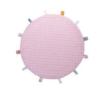 Fidget Blanket for Adults with Dementia, Sensory Mat for Alzheimers Patients, Dementia Activites for Senior (Pink, Round - Diameter 50cm / 19.69 inch)
